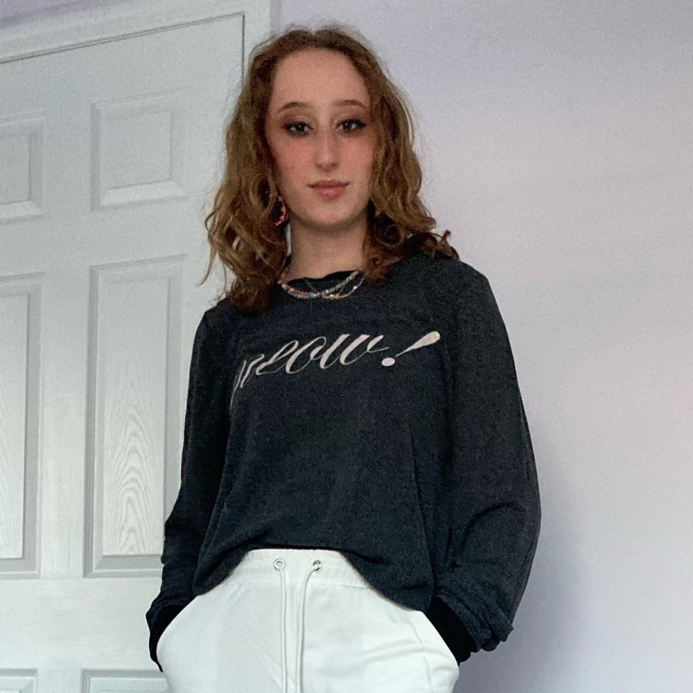 Gray Wildfox Meow Sweater
